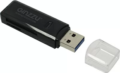 Картридер Ginzzu GR-311B USB3.0 SDXC/microSDXC Card Reader/Writer