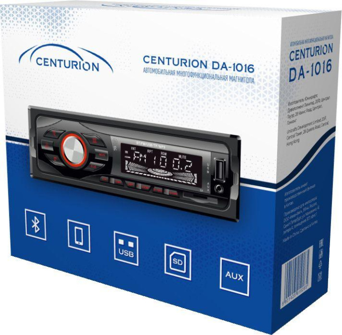 Автомагнитола Centurion DA-1016 1DIN 4x50Вт 2059110
