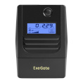 ИБП ExeGate Smart LB-500.LCD.AVR.4C13 (500VA/300W, LCD, AVR, 4*C13, батарея 12V 4.5Ah, Black) EX299636RUS