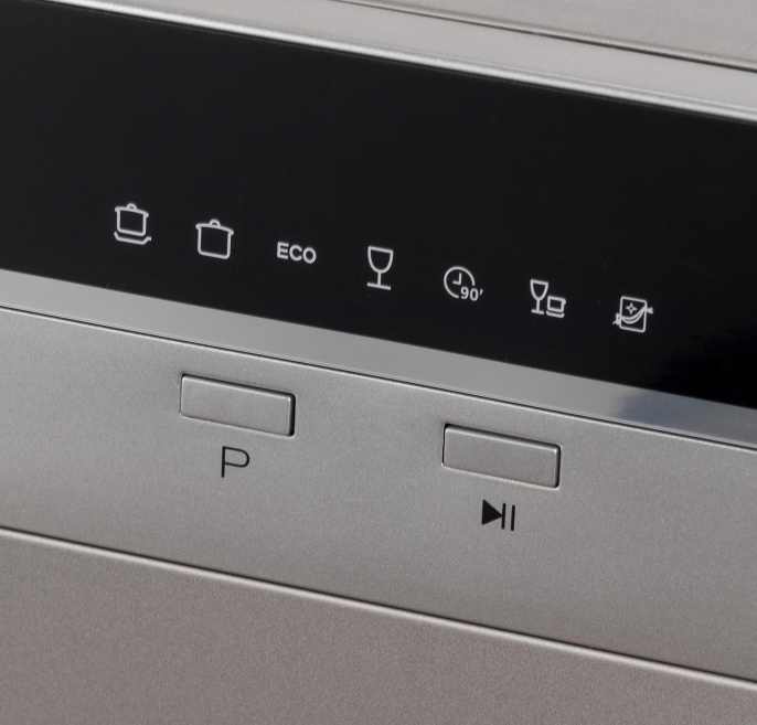 Посудомоечная машина WEISSGAUFF TDW 4006 S, компактная, настольная, 55см, загрузка 8 комплектов, серебристая [425988]