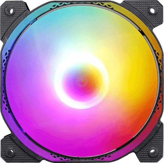 Вентилятор Formula Cosmic 14BK 140мм, 3-pin, от БП:4-pin (Molex), 1100об/мин, 22.3 дБ, RGB, черный, Ret [cosmic 14bk fr]