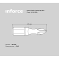 Бита (5 шт; PH2; 25 мм) Inforce 11-01-290