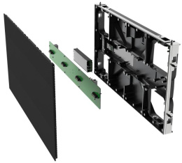 Светодиодный экран Cabinet Unilumin LED series ULW III indoor. Pixel pitch – 1.875 mm, brightness - 600 cd/m2, dimensions - 600x337,5mm