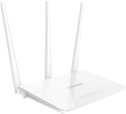 Маршрутизатор Tenda F3 Wi-Fi роутер N300 до 300 Мбит/с на 2,4 ГГц, 3x5dBi антенны, LAN 3x10/100 Мбит/с, WAN 1x10/100 Мбит/с