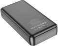 Мобильный аккумулятор Hoco J100A 20000mAh 2.1A 2xUSB-A черный 28547230