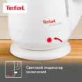 Чайник электрический Tefal Silver Ion BF925132 1.7л. 2400Вт белый корпус: пластик 7211001107