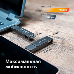 512ГБ Внешний диск SSD Patriot Viper PVP30, USB 3.2 Gen 2, запись - 1000МБ/с, чтение - 1000МБ/с, черный [pvp30512g28udg]