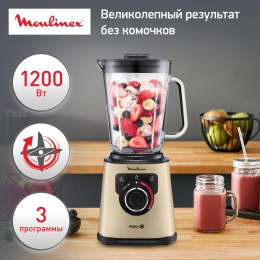 Блендер стационарный Moulinex Perfect Mix+ LM871A10 1200Вт песочный/черный 7211004958