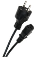 Кабель компьютер - розетка 220V 1.8м Европейский стандарт TP021-1.8-BK
