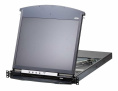 KVM консоль switch ATEN KL1116VN-AXA-RG , KVM, 1 local user USB/VGA/DVI-D конс.LCD 19"+32 IP user 16 cpu/порт/port PS2/USB/Sun+VGA /RS232, без модулей