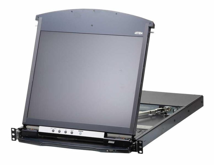 KVM консоль switch ATEN KL1116VN-AXA-RG , KVM, 1 local user USB/VGA/DVI-D конс.LCD 19"+32 IP user 16 cpu/порт/port PS2/USB/Sun+VGA /RS232, без модулей
