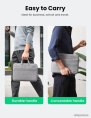 Сумка UGREEN LP437 50337 Laptop Bag для ноутбуков 14″-14.9″ дюймов. Цвет: серый (50337_)