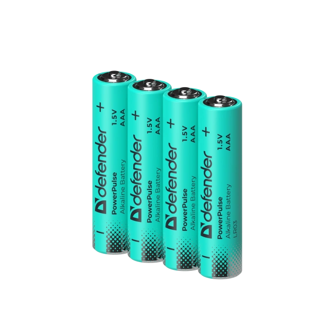 Батарейка алкалиновая LR03-40box AAA, бокс, 40 шт., PowerPulse, Defender,56005