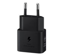 Сетевое зарядное устройство Samsung EP-T2510,  USB-C, 25Вт, 3A, черный [ep-t2510nbegeu]