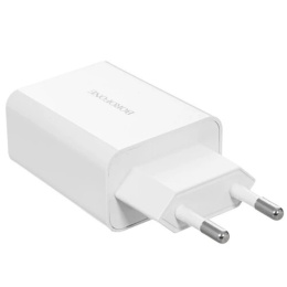 BOROFONE BA21A/ Сетевое ЗУ/ QC 3.0/ 1 USB/ Выход: 5V_9V_12V, 18W/ White (B-02067)