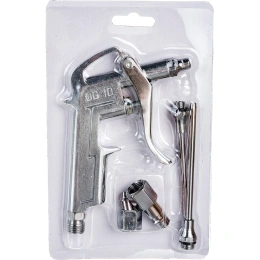 Продувочный металлический пистолет ДАЛИ-авто 3 насадки, быстросъем DA-02240