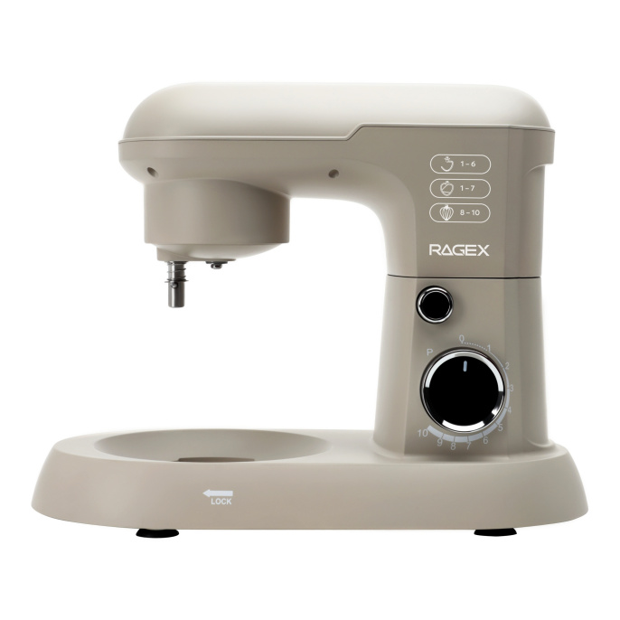 Планетарный миксер RAGEX R006-110 3 в 1, 4 литра, 1500 Вт, бежевый