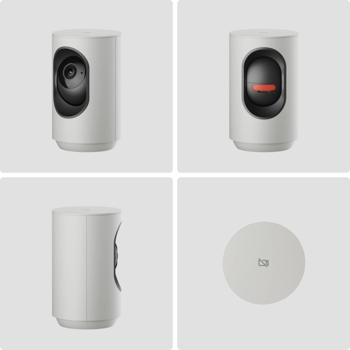 Камера видеонаблюдения IP ЯНДЕКС YNDX-00582GRY,  2560х1440 pix,  5.85 мм,  серый