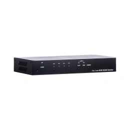 Коммутатор HDMI - сигнала SC&T HS04-4K6G (4 входа / 1 выход), HDMI 2.0, HDCP 1.4/2.2. управление при помощи кнопок на лицевой панели, ИК-пульта ДУ, с ПК (опция) sct1455