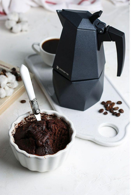 Кофеварка гейзерн. Polaris Kontur-4C алюминий серый [015182]