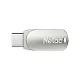 Флешка 64 Gb USB3.0 Netac U785C NT03U785C-064G-30PN (64 ГБ, USB 3.2 Gen 1 Type-A/Type-C (5 Гбит/сек), раскладной корпус, металл, цвет серебристый)