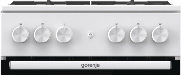 Плита Газовая Gorenje GG5A11WF белый без крышки реш.чугун