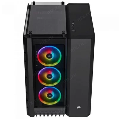 Корпус Corsair Crystal 680X RGB черный без БП ATX 5x120mm 3x140mm 2xUSB3.0 audio bott PSU