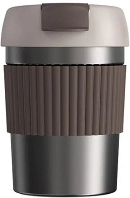 Термостакан-непроливайка KissKissFish S-U35C-162 Rainbow Vacuum Coffee Tumbler Mini (Brown)