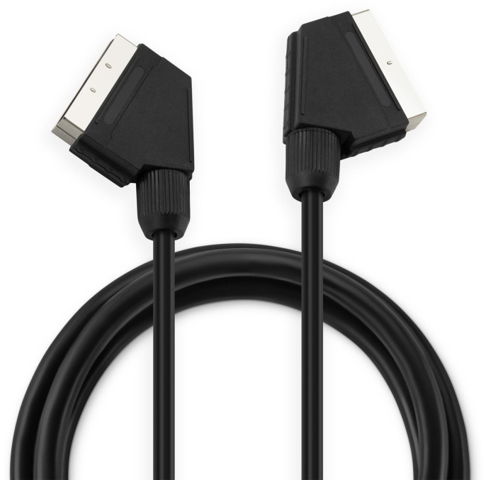 Кабель соединительный аудио-видео Buro SCART (m) -  SCART (m),  1м, черный [bsc001-b-1]