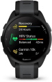 Смарт-часы Garmin Forerunner 165 30.4мм 1.2" AMOLED корп.черный рем.черный разм.брасл.:126-203мм 010-02863-20