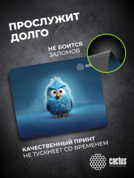 Коврик для мыши Cactus Bird 220x180x2мм (CS-MPC-P13XS)