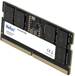 Память DDR5 8GB 4800MHz Netac NTBSD5N48SP-08 Basic RTL Gaming PC5-38400 CL40 SO-DIMM 262-pin 1.1В original Intel Ret