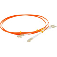 Кабельная сборка Hyperline FC-D2-50-LC/PR-LC/PR-H-1M-LSZH-OR Патч-корд волоконно-оптический шнур MM 50/125, OM2, LC-LC, 2.0 мм, duplex, LSZH, 1 м