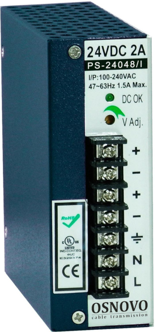 Промышленный блок питания OSNOVO PS-24048/I sct1019