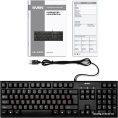 Клавиатура Sven KB-S300 black (USB) (SV-0157560) (проводная, USB, 104 кл., влагоустойчивая конструкция, комфортный, тихий и четкий ход клавиш)