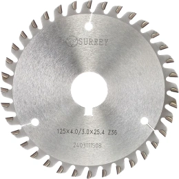 Диск пильный пазовый DIA 125x25.4x4/3 мм, z36 WZ KDT Surrey TL00001761