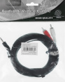 Кабель аудио Ningbo JAAC010-5 2хRCA m /Jack 3.5 m 5м. черный