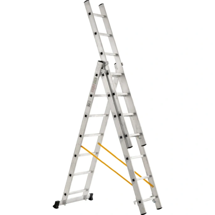 Трехсекционная лестница 7 ступеней Inforce 3x7 ЛП-03-07