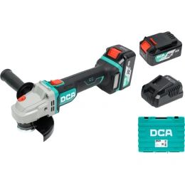 Угловая шлифовальная машина аккумуляторная DCA 2 АКБ 5 А*ч, в кейсе ADSM06-115 (TYPE FK)