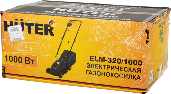 Газонокосилка электрическая Huter ELM-320/1000,  32см, несамоходная [900/70/4/19]