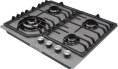 Газовая варочная панель SCHAUB LORENZ SLK GG6018,  4 конфорки,  закаленное стекло,  серый