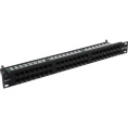 Патч-панель ExeGate EPPHD-19-48-8P8C-C5e-110D 19", UTP, 48 port, cat.5e, KRONE&110 dual IDC , 1U, RoHS, с кабельным органайзером, Black, RTL EX281081RUS