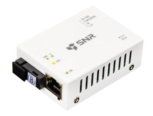 Медиаконвертер SNR Медиаконвертер 10/100/1000-Base-T / 100/1000Base-FX, Tx/Rx: 1550/1310нм SNR-CVT-1000B
