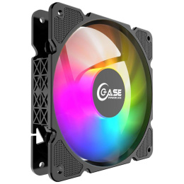 Powercase Вентилятор M3LED 5 color LED 120x120x25mm 100шт./кор, 3pin + Molex, 1150±10% об/мин Bulk