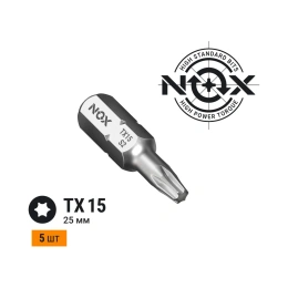 Бита COREBIT TX15х25 мм, С6.3, 5 шт, бокс NOX 332315-5B