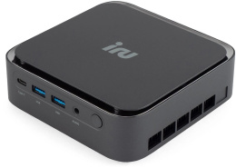 Неттоп IRU Tactio 513 i5 1235U 1.3 16Gb SSD512Gb Iris Xe без ОС GbitEth WiFi BT 120W серый RUS 2189397