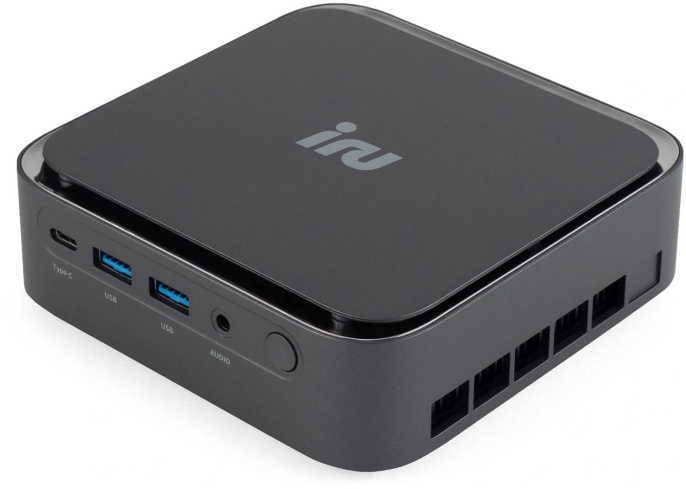 Неттоп IRU Tactio 513 i5 1235U 1.3 16Gb SSD512Gb Iris Xe Windows 11 Pro 64 GbitEth WiFi BT 120W серый RUS 2187333