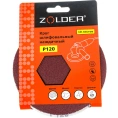 Круги шлифовальные наждачные (10 шт; 125 мм; P120) ZOLDER Z-108-120