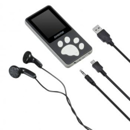 MP3 плеер Digma S4 flash,  8ГБ,  черный/серый