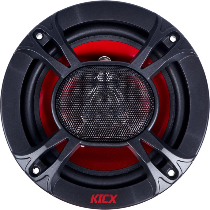 Колонки автомобильные Kicx SP 165 130Вт 90дБ 4Ом 16.5см 6 1/2дюйм ком.:2кол. коаксиальные трехполосные 2012774